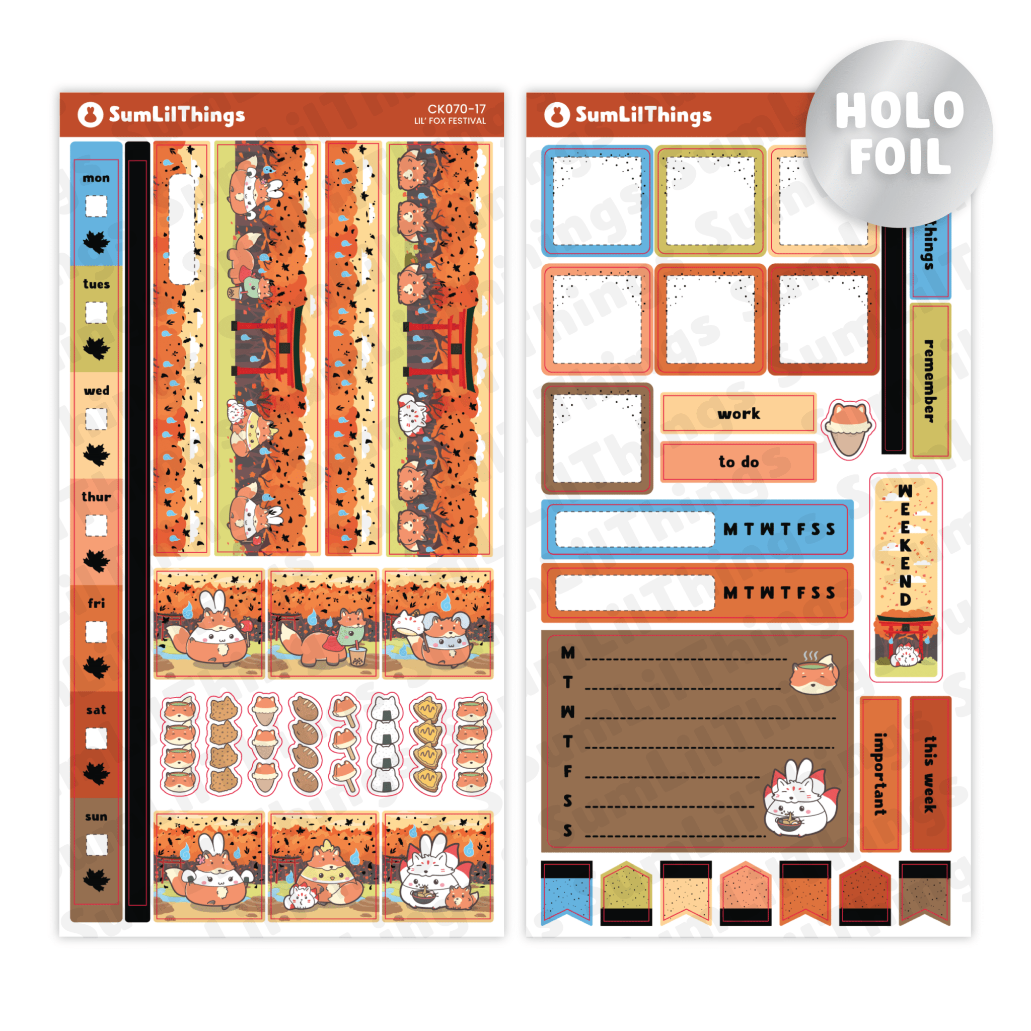 SLT Hobonichi WEEKS Sticker Subscription (3 - Month Plan) - SumLilThings