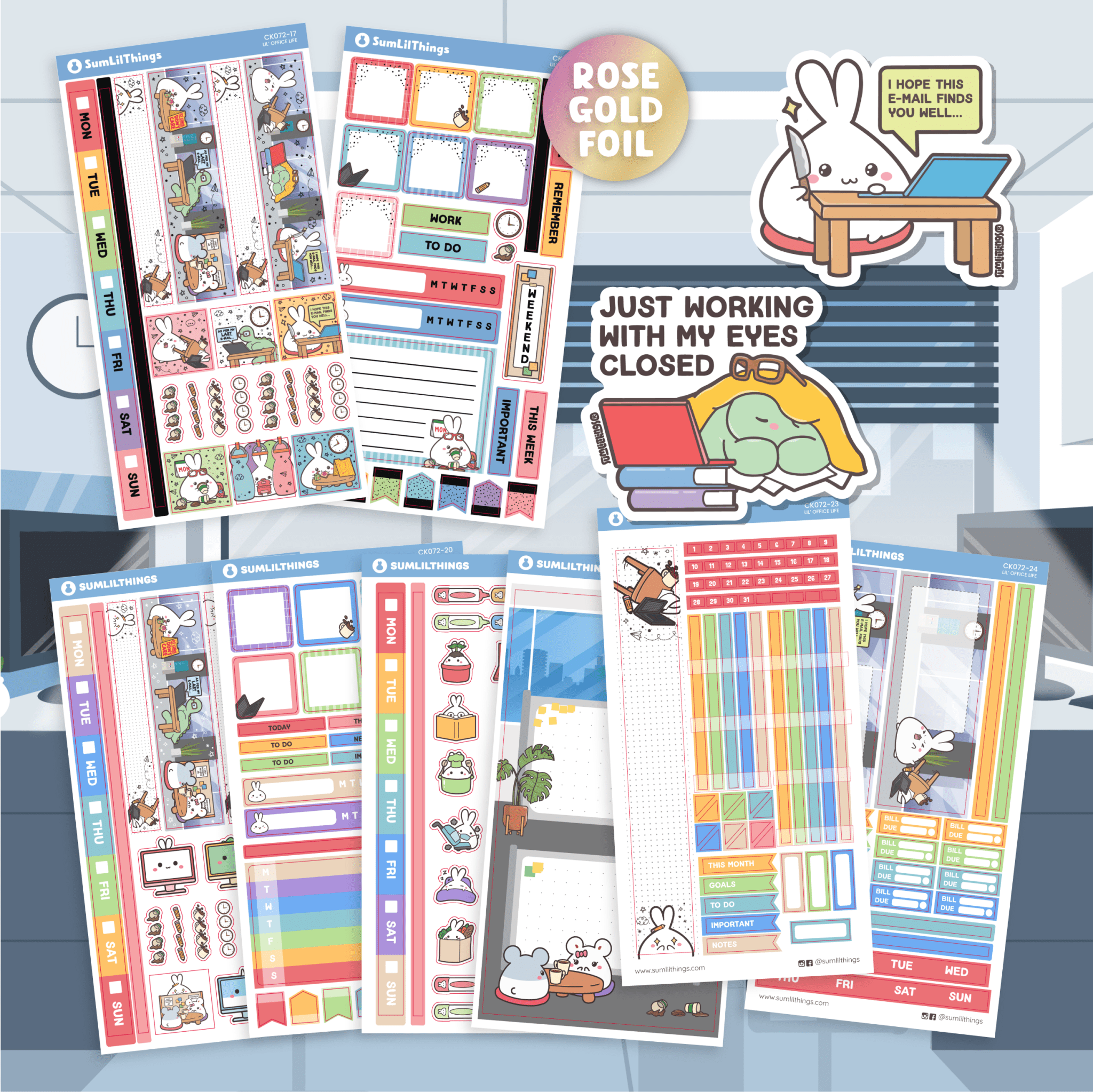 SLT Hobonichi WEEKS Sticker Subscription (3 - Month Plan) - SumLilThings