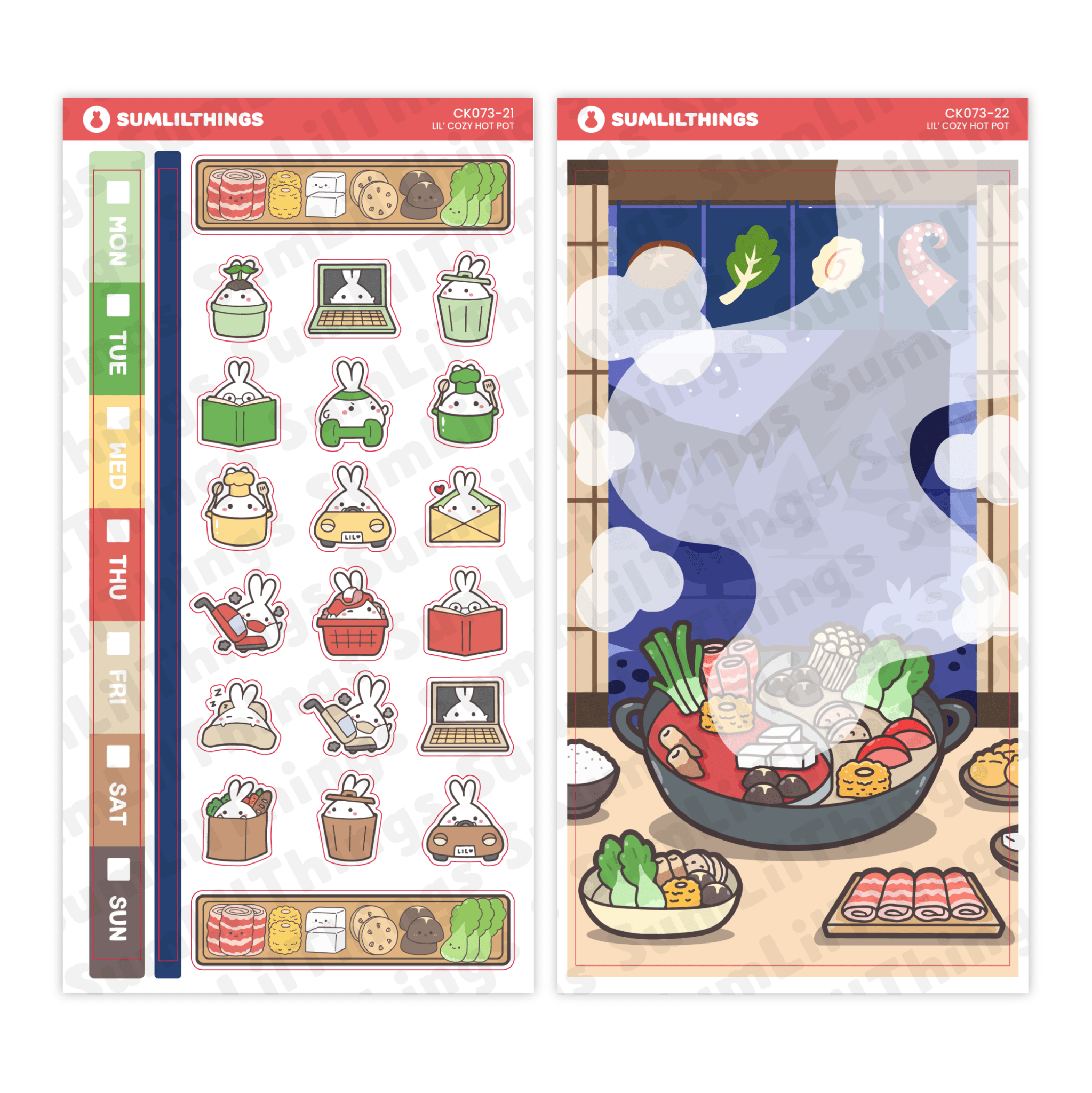 SLT Hobonichi WEEKS Sticker Subscription (3 - Month Plan) - SumLilThings