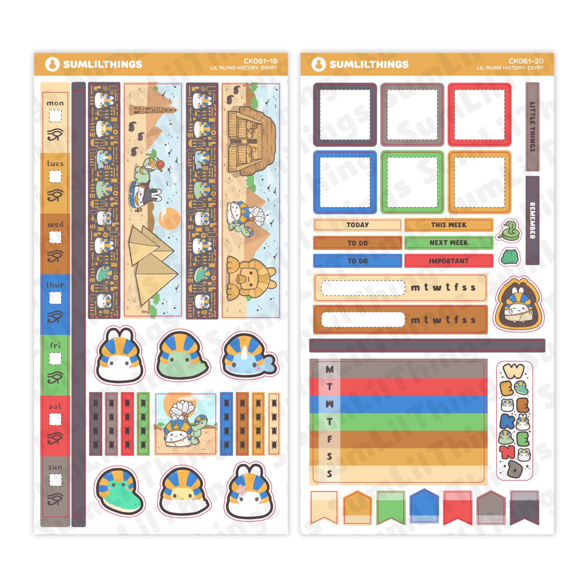 SLT Hobonichi WEEKS Sticker Subscription (3 - Month Plan) - SumLilThings