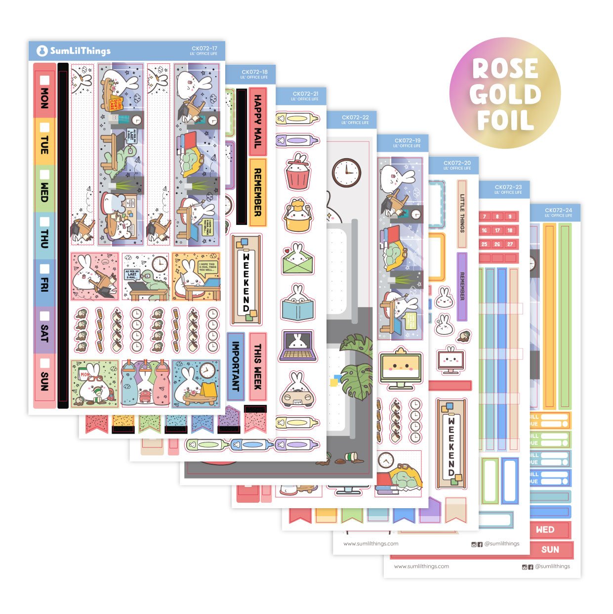 SLT Hobonichi WEEKS Sticker Subscription (3 - Month Plan) - SumLilThings