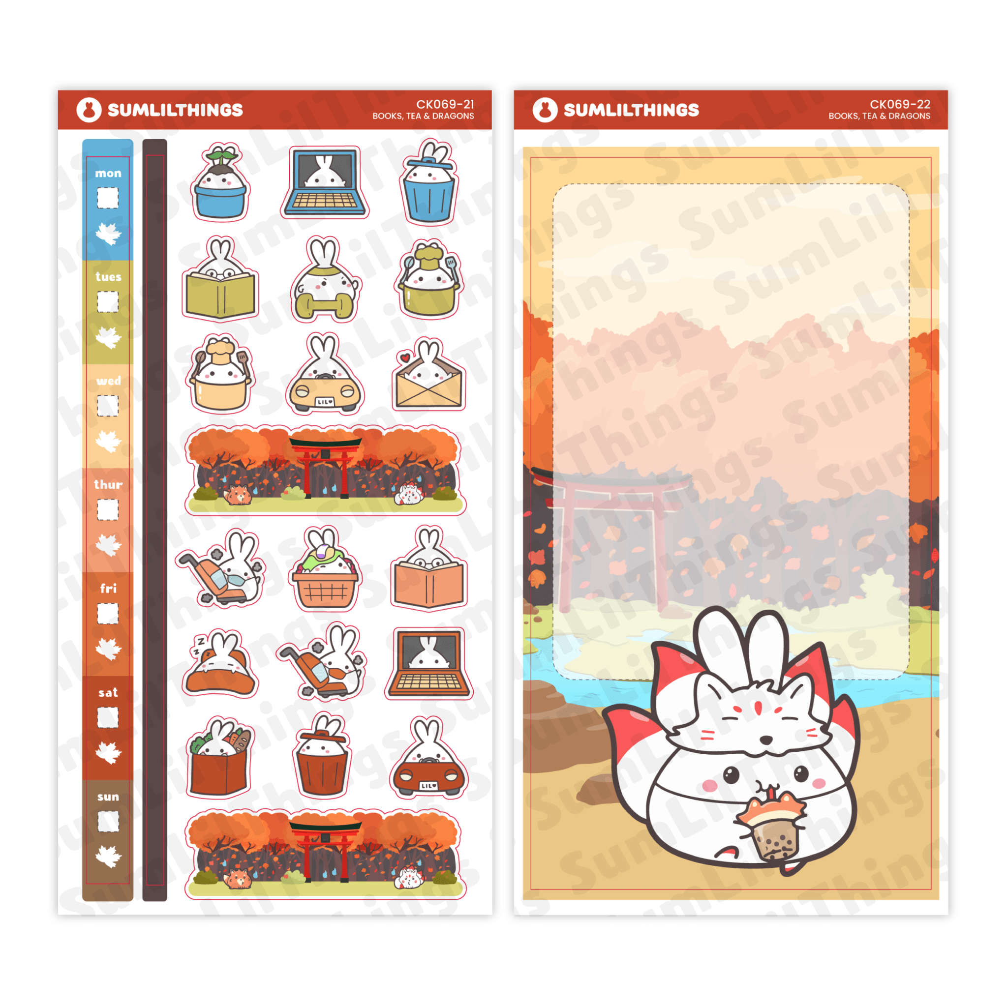 SLT Hobonichi WEEKS Sticker Subscription (3 - Month Plan) - SumLilThings