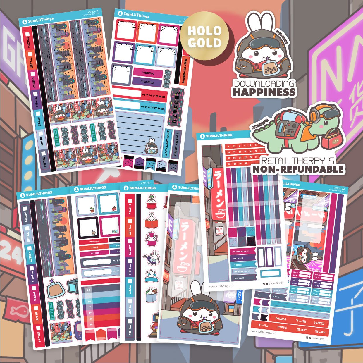 SLT Hobonichi WEEKS Sticker Subscription (3 - Month Plan) - SumLilThings