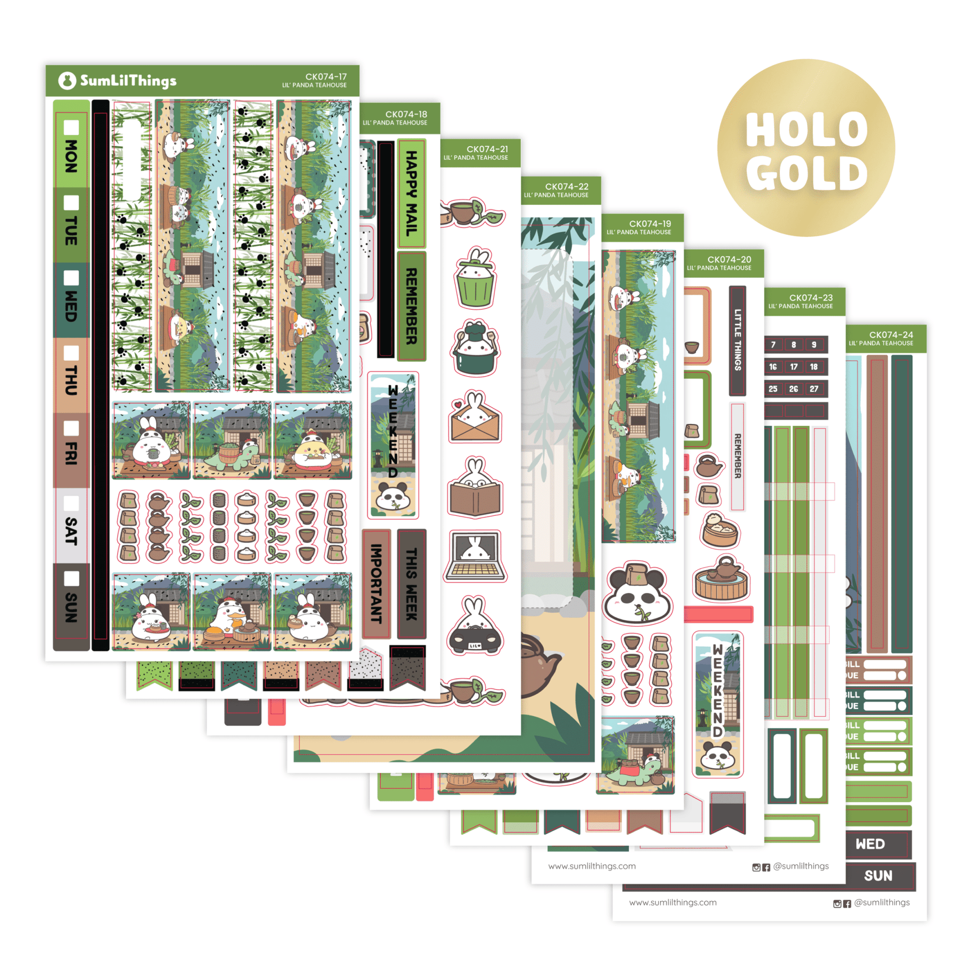 SLT Hobonichi WEEKS Sticker Subscription (3 - Month Plan) - SumLilThings