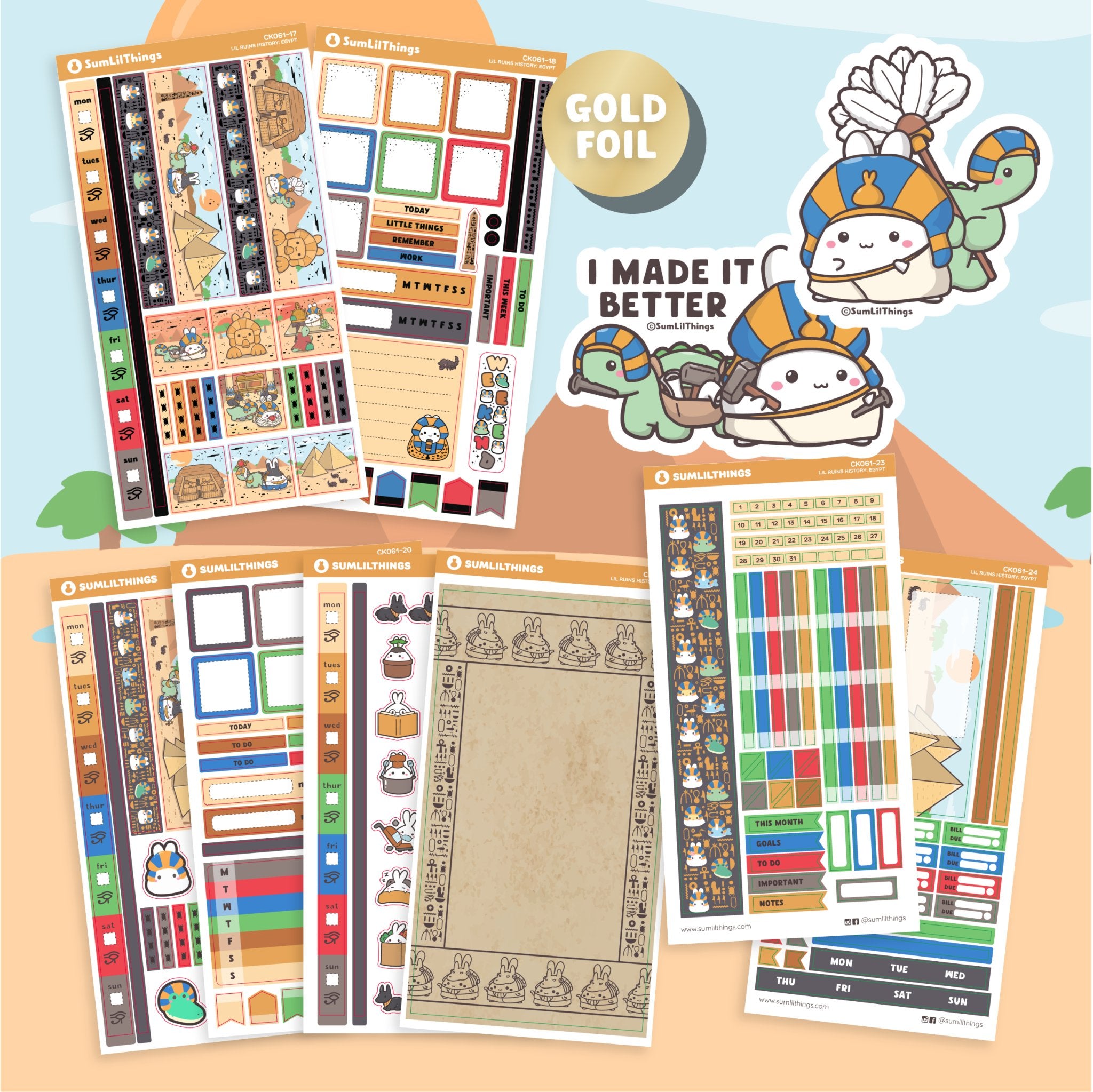 SLT Hobonichi WEEKS Sticker Subscription (3 - Month Plan) - SumLilThings