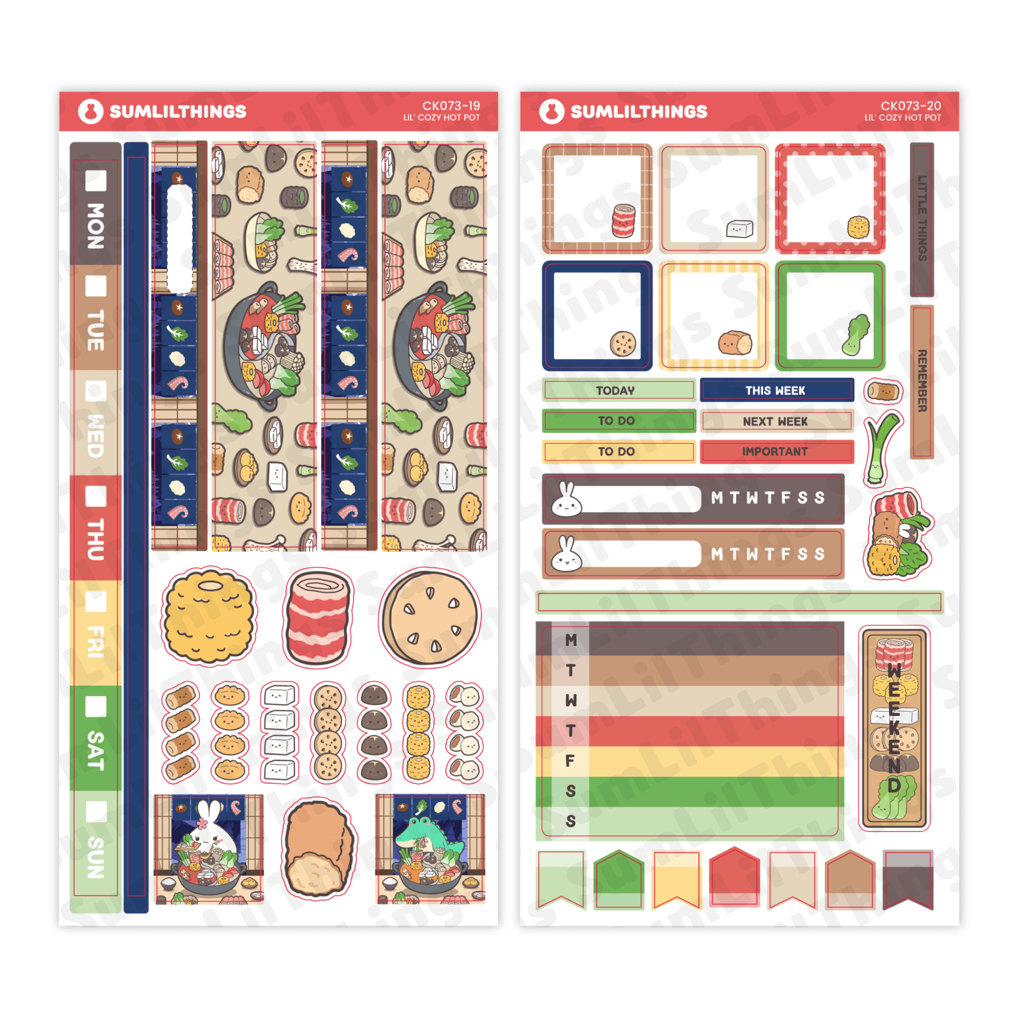 SLT Hobonichi WEEKS Sticker Subscription (3 - Month Plan) - SumLilThings