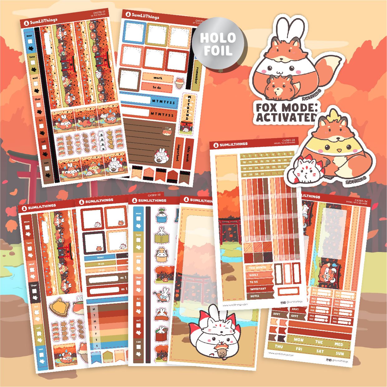 SLT Hobonichi WEEKS Sticker Subscription (3 - Month Plan) - SumLilThings