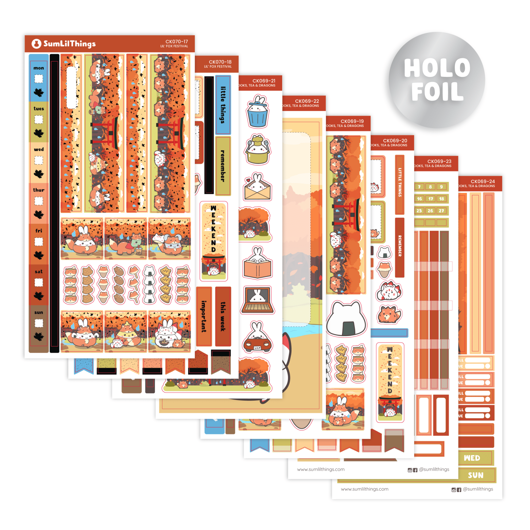 SLT Hobonichi WEEKS Sticker Subscription (3 - Month Plan) - SumLilThings