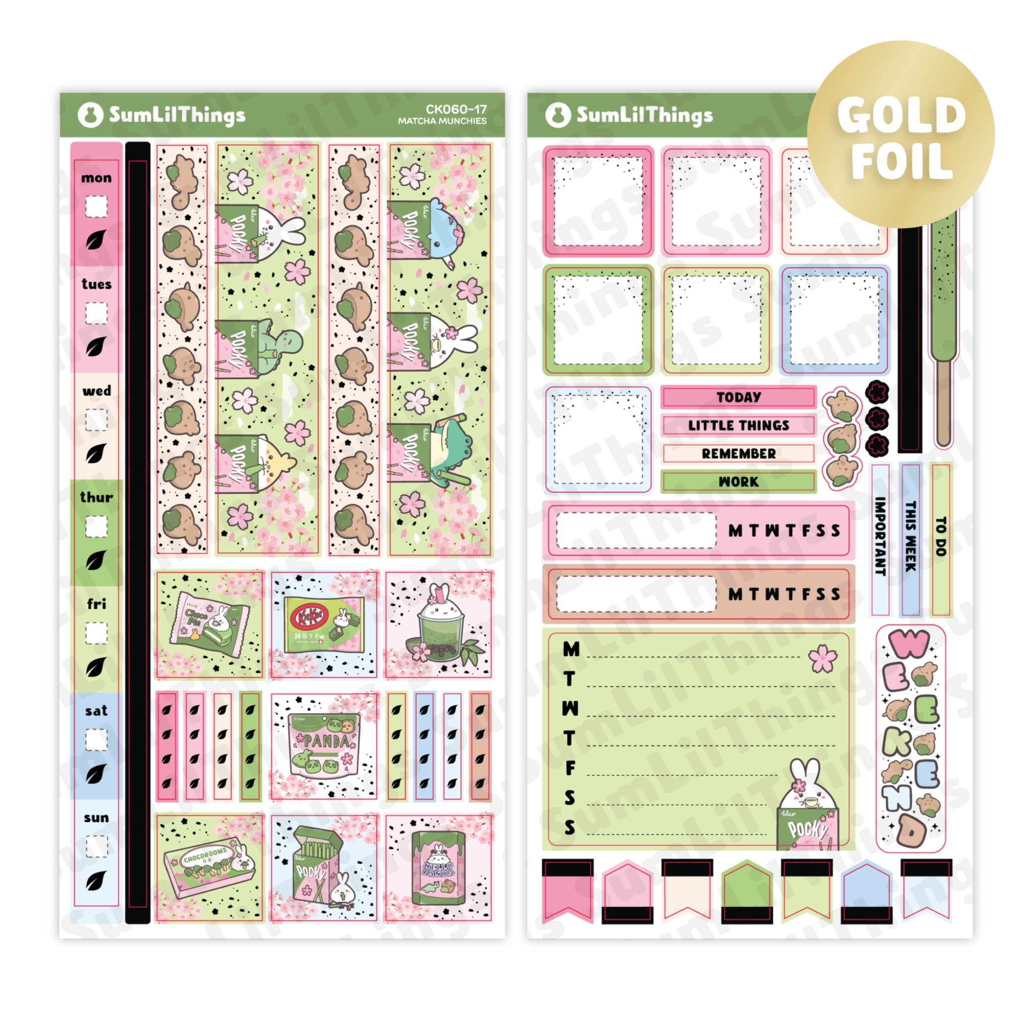 SLT Hobonichi WEEKS Sticker Subscription (Month - to - Month Plan) - SumLilThings