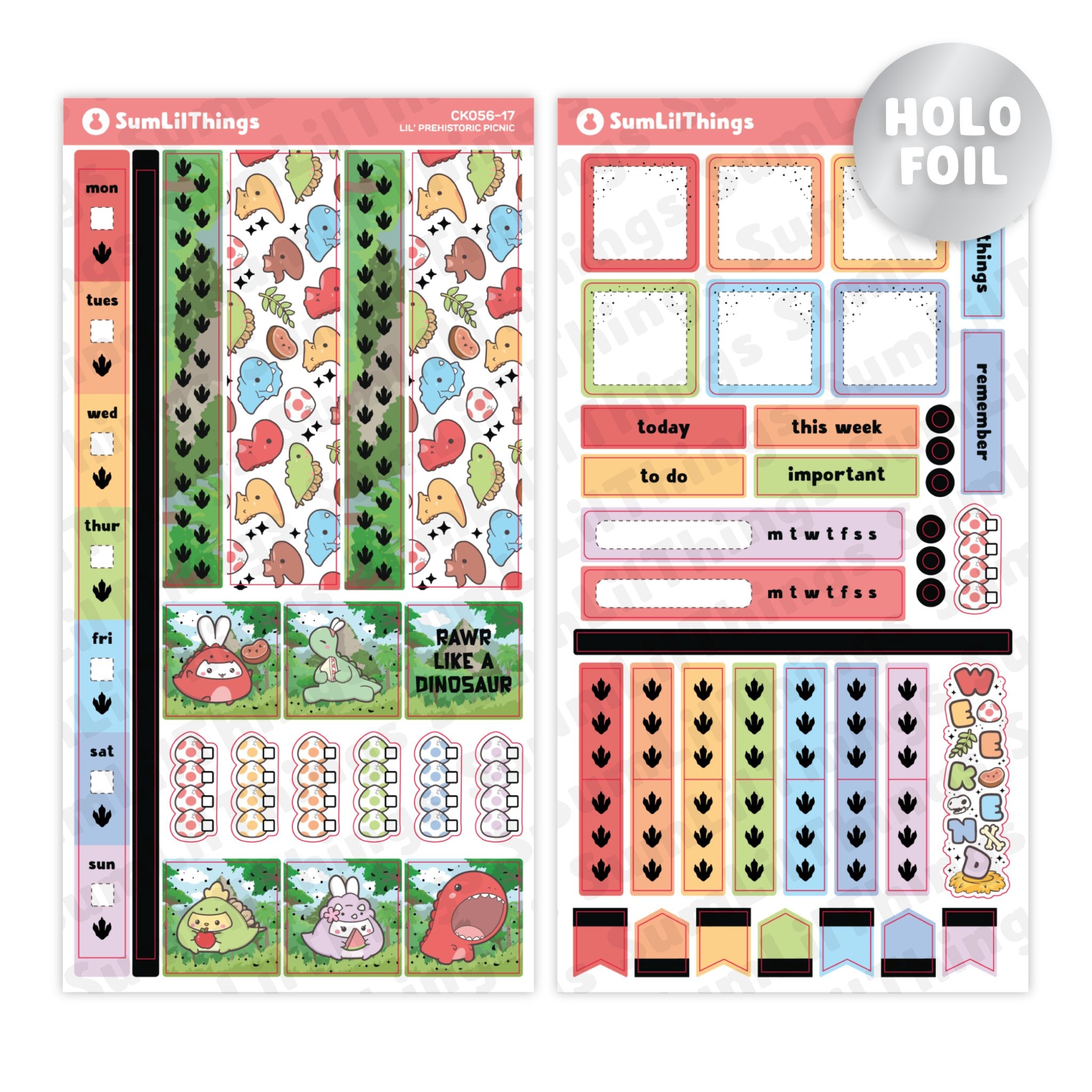 SLT Hobonichi WEEKS Sticker Subscription (Month-to-Month Plan) - SumLilThings