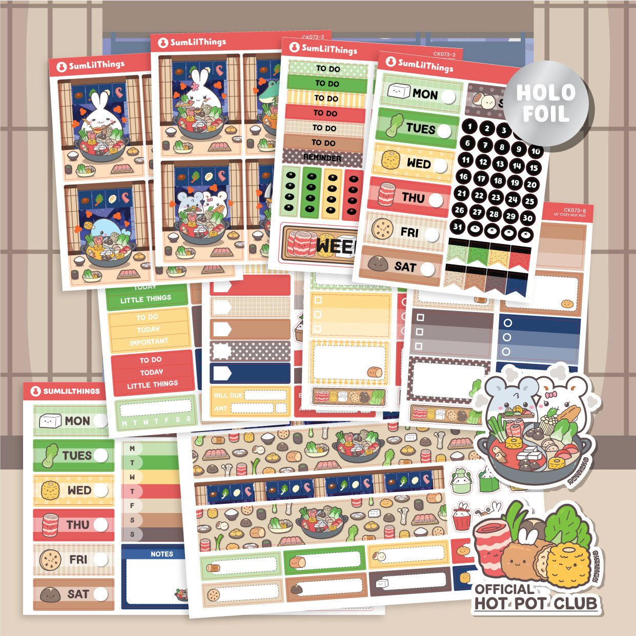 SLT Mini Vertical Sticker Subscription (3 - Month Plan) - SumLilThings