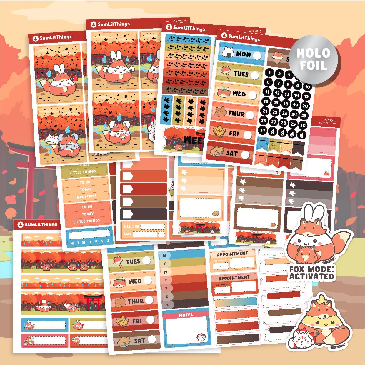 SLT Mini Vertical Sticker Subscription (3 - Month Plan) - SumLilThings