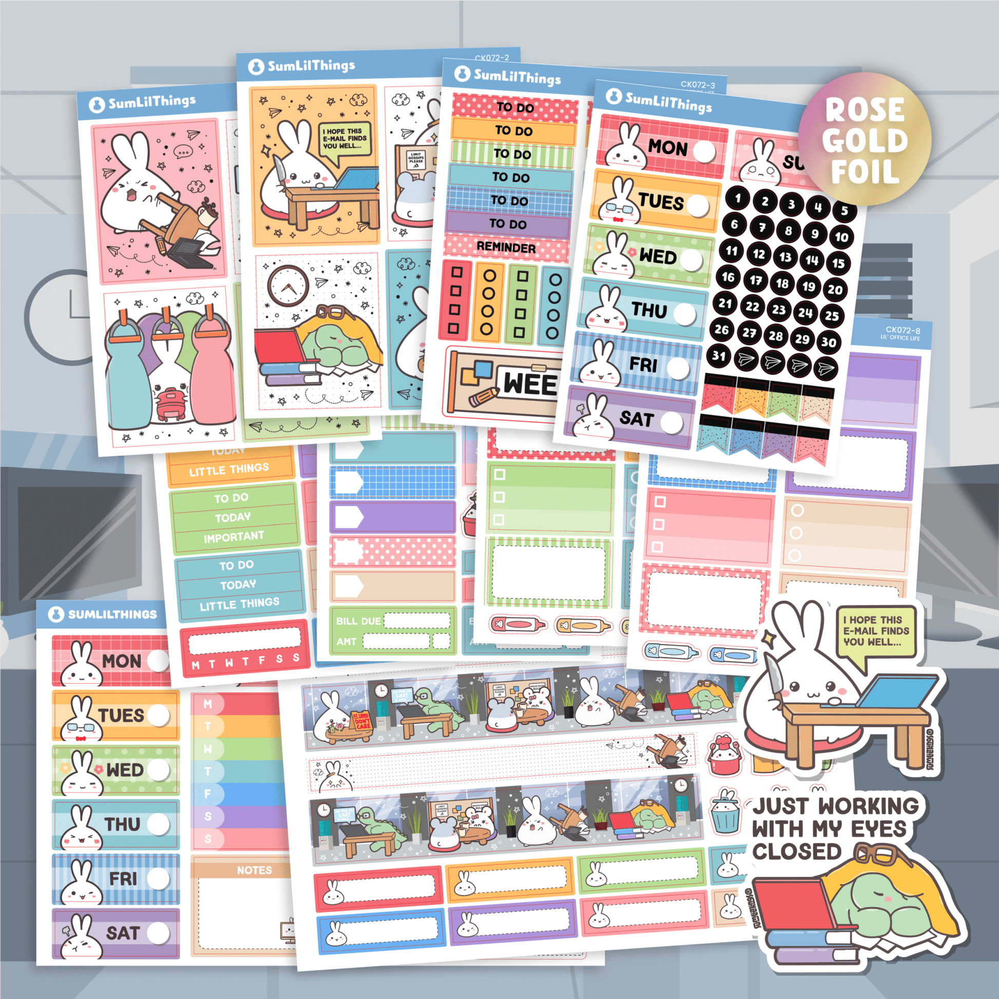 SLT Mini Vertical Sticker Subscription (3 - Month Plan) - SumLilThings