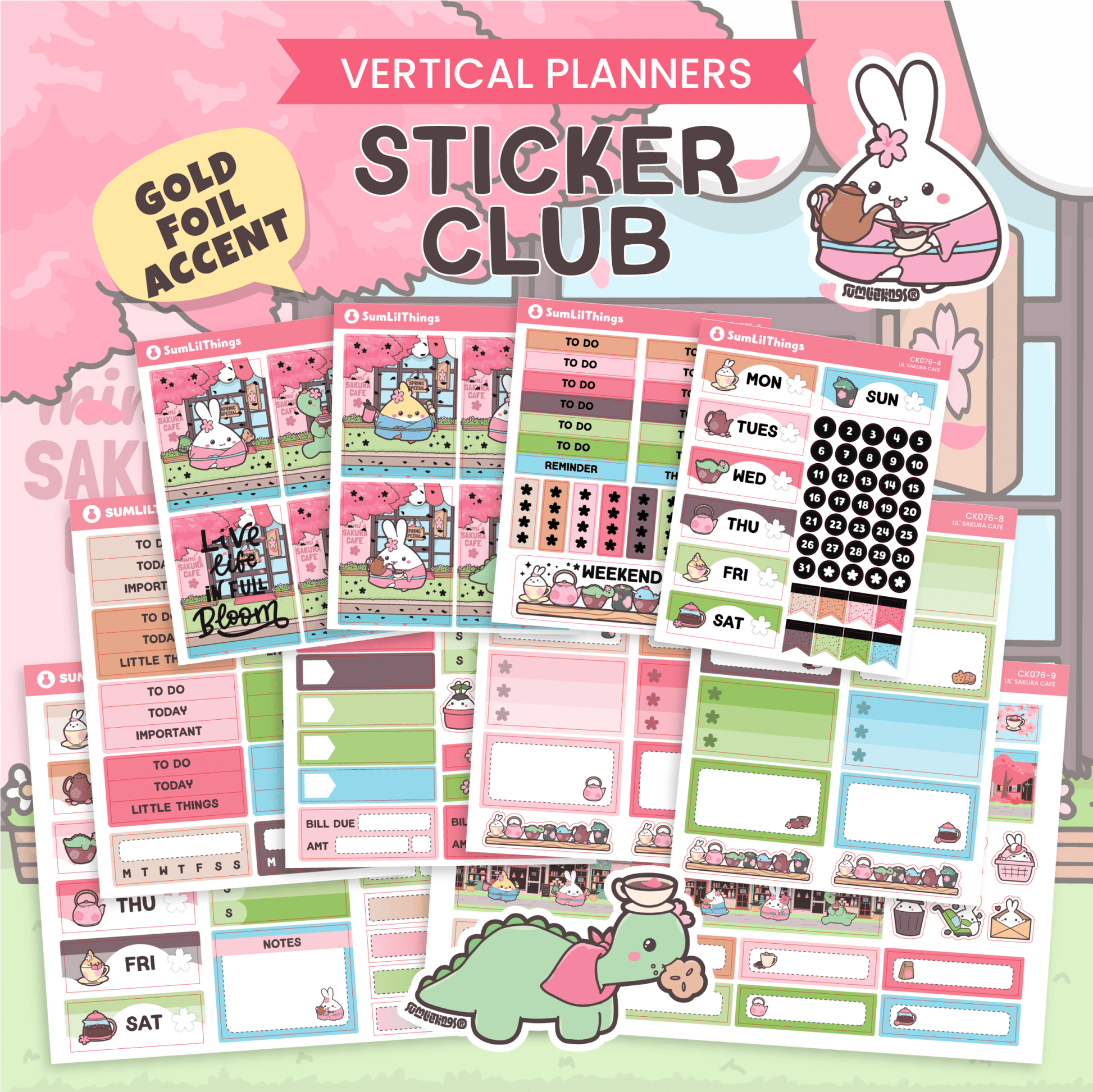 SLT Mini Vertical Sticker Subscription (Bi - Monthly Plan) - SumLilThings
