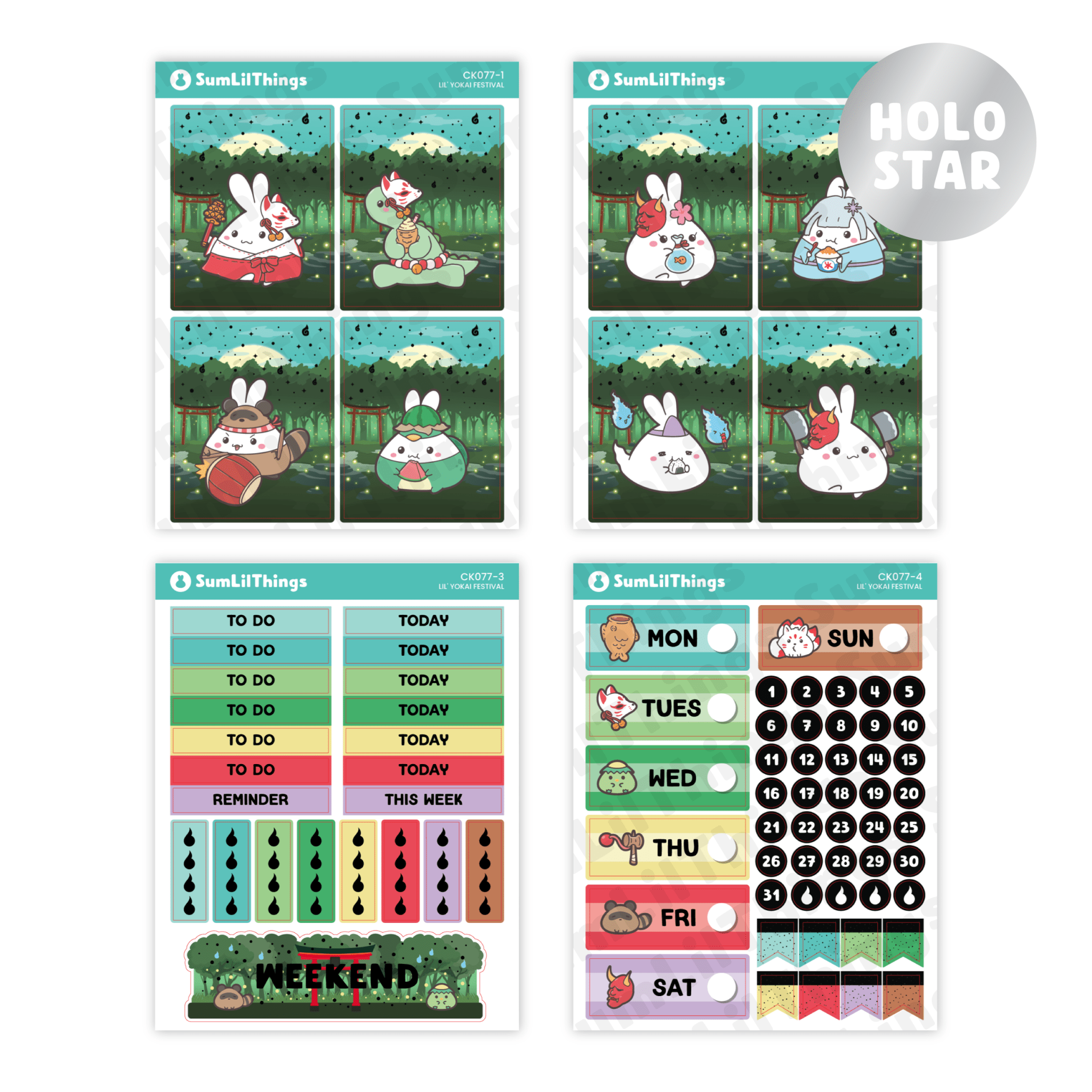 SLT Mini Vertical Sticker Subscription (Bi-Monthly Plan) - SumLilThings
