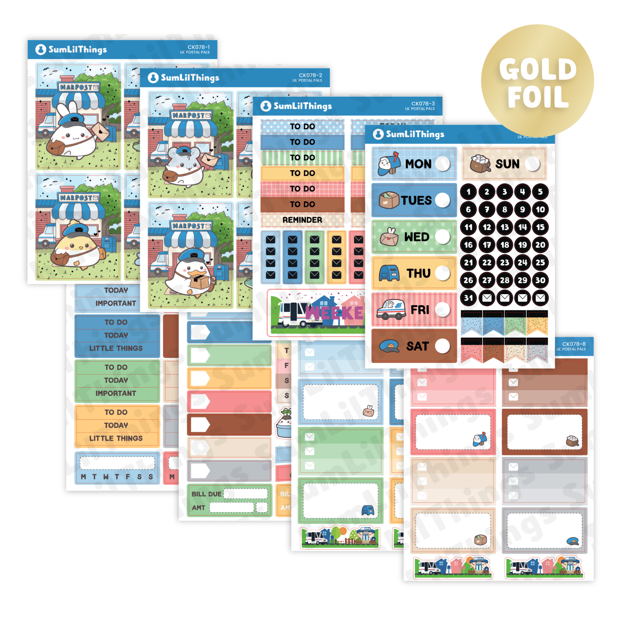 SLT Mini Vertical Sticker Subscription (Bi-Monthly Plan) - SumLilThings