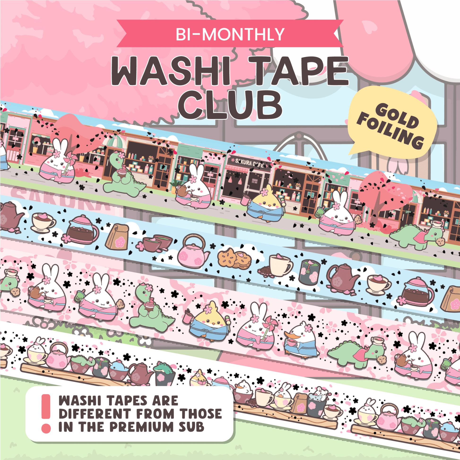 SLT Washi Tape ONLY Subscription (Bi - Monthly Plan) - SumLilThings