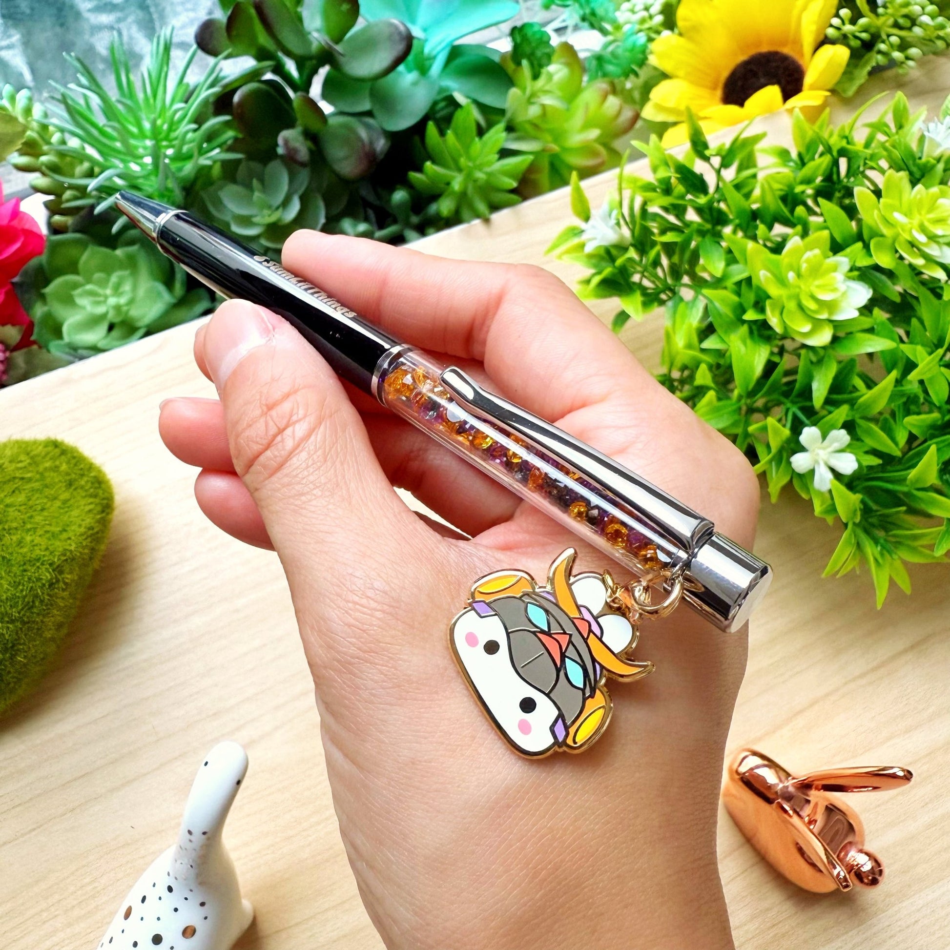 Stardust Writing Pen - Lil' Dark Mecha (0.5mm Black Gel Ink) - SumLilThings