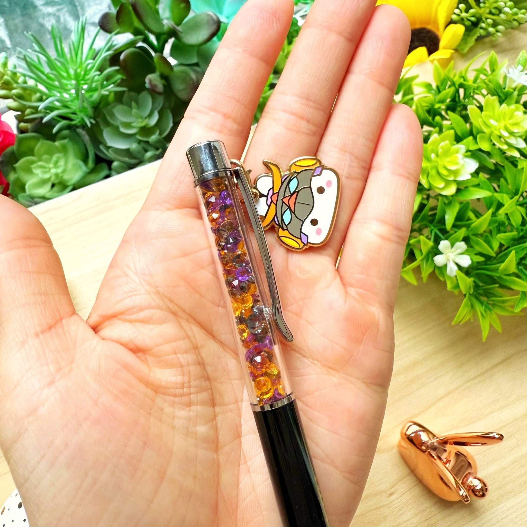Stardust Writing Pen - Lil&#39; Dark Mecha (0.5mm Black Gel Ink) - SumLilThings