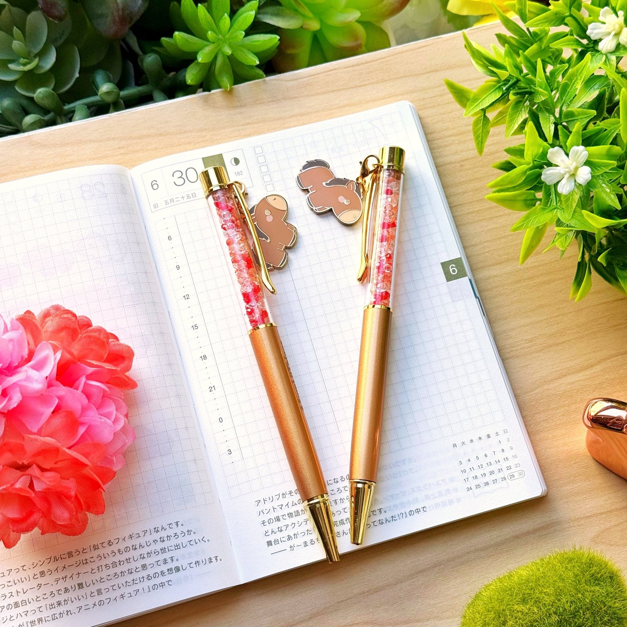 Stardust Writing Pen - Lil' Horse (0.5mm Black Ballpoint Ink) - SumLilThings