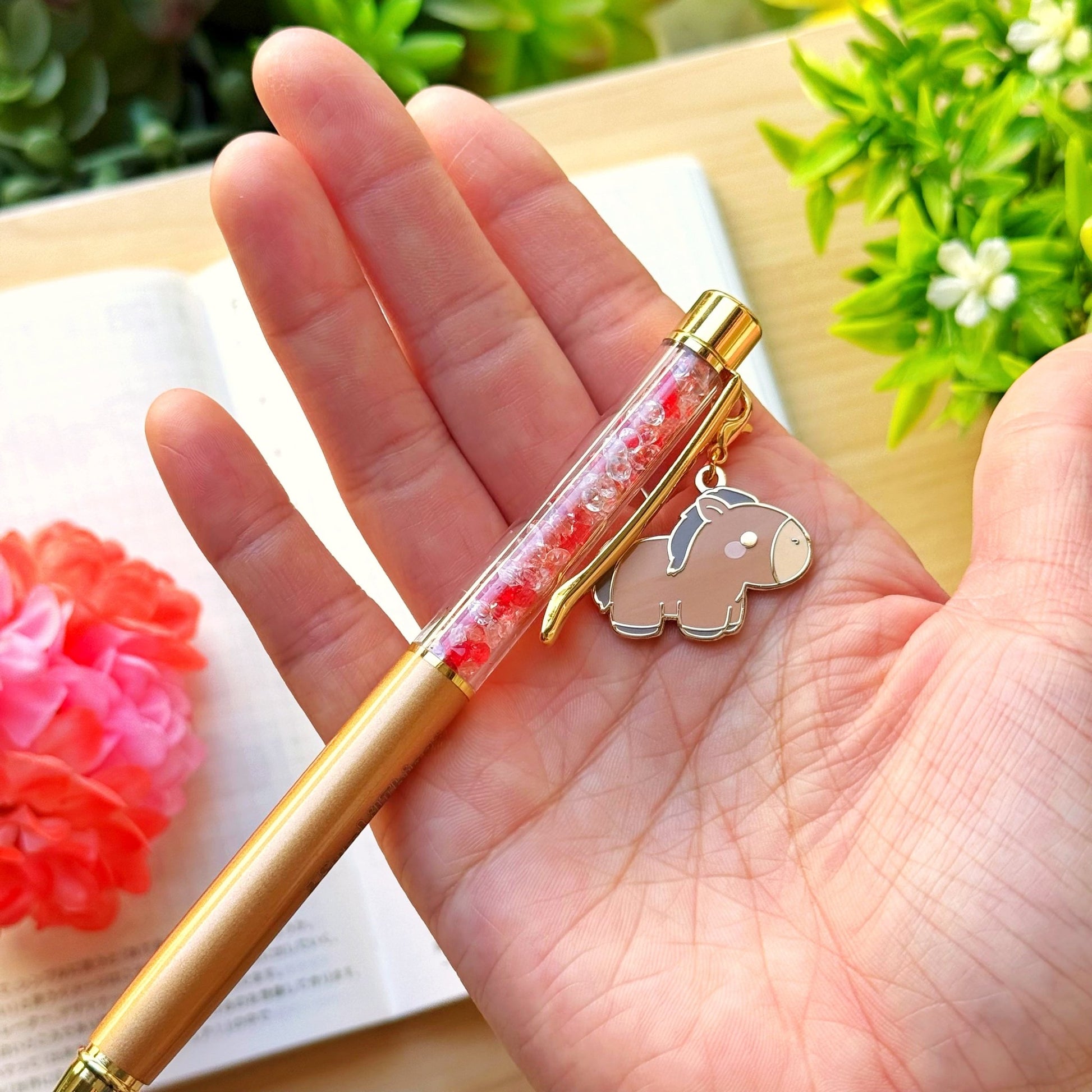 Stardust Writing Pen - Lil' Horse (0.5mm Black Ballpoint Ink) - SumLilThings