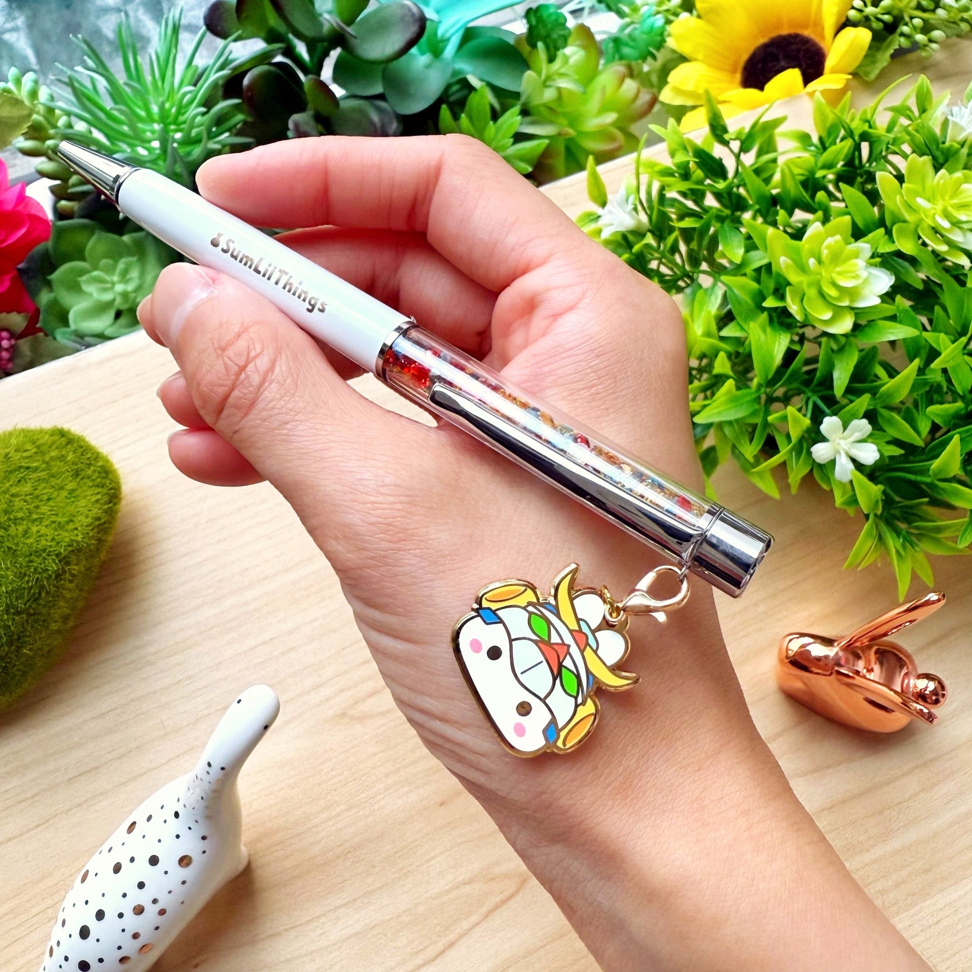 Stardust Writing Pen - Lil' Light Mecha (0.5mm Black Ballpoint Ink) - SumLilThings