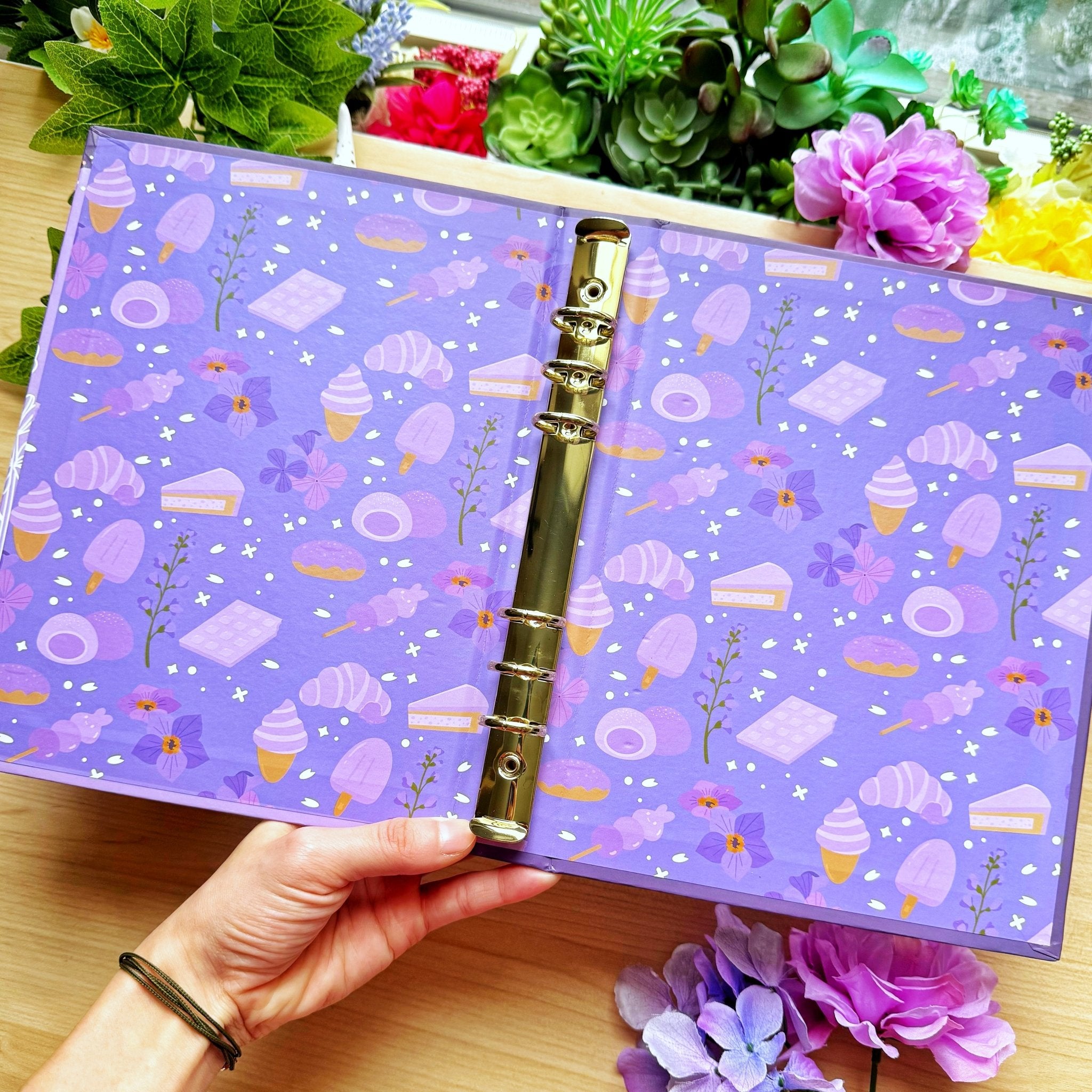 Sticker Binder - Lavender Sweets (A5 Size) - SumLilThings