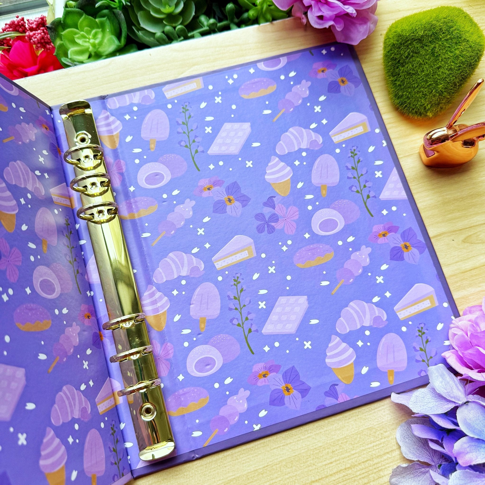 Sticker Binder - Lavender Sweets (A5 Size) - SumLilThings