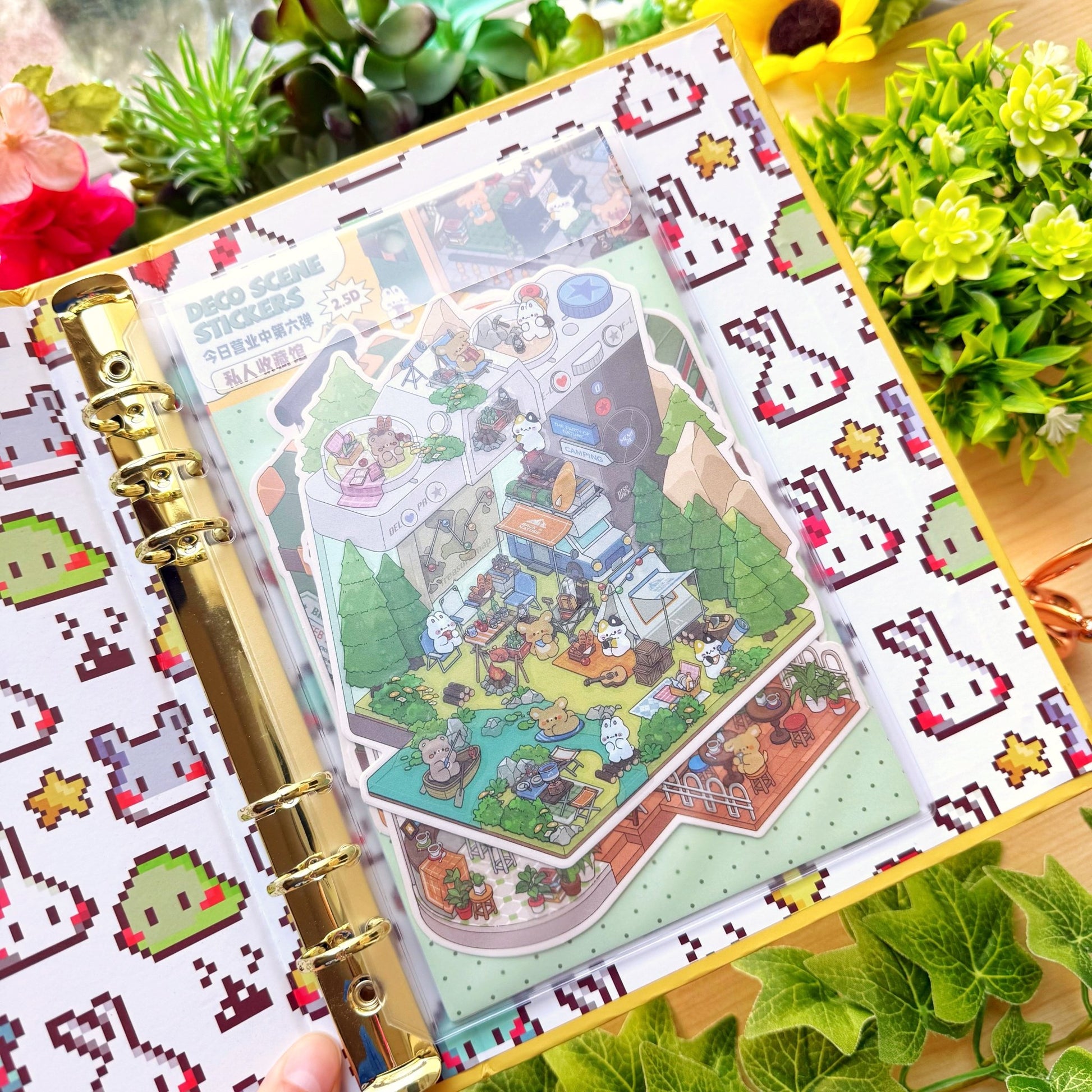 Sticker Binder - Lil' Gameboy Color (A5 Size) - SumLilThings