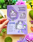 Sticker Folder - Lavender Dessert (B6 Size) - SumLilThings