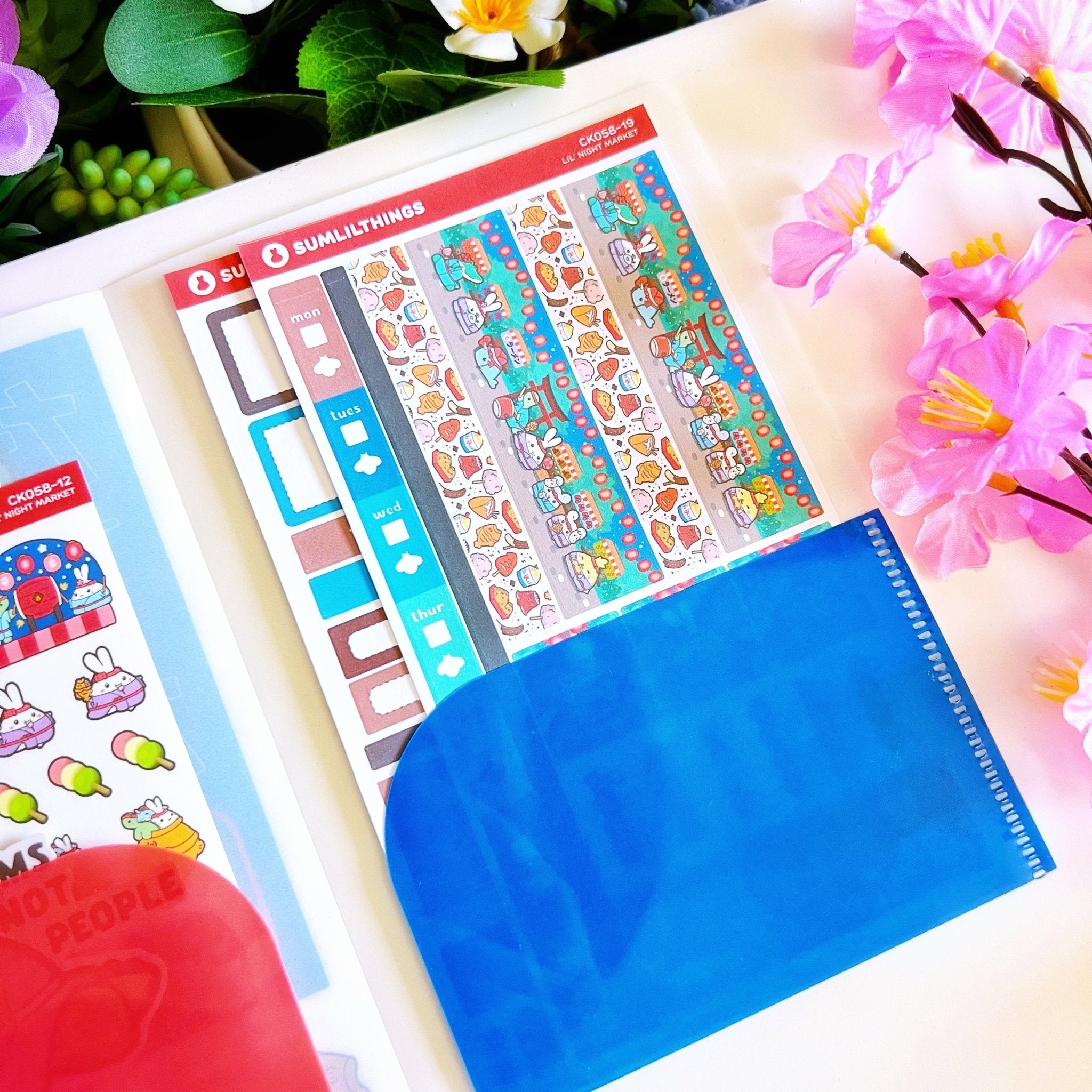 Sticker Folder - Taiyaki Dessert (B6 Size) - SumLilThings
