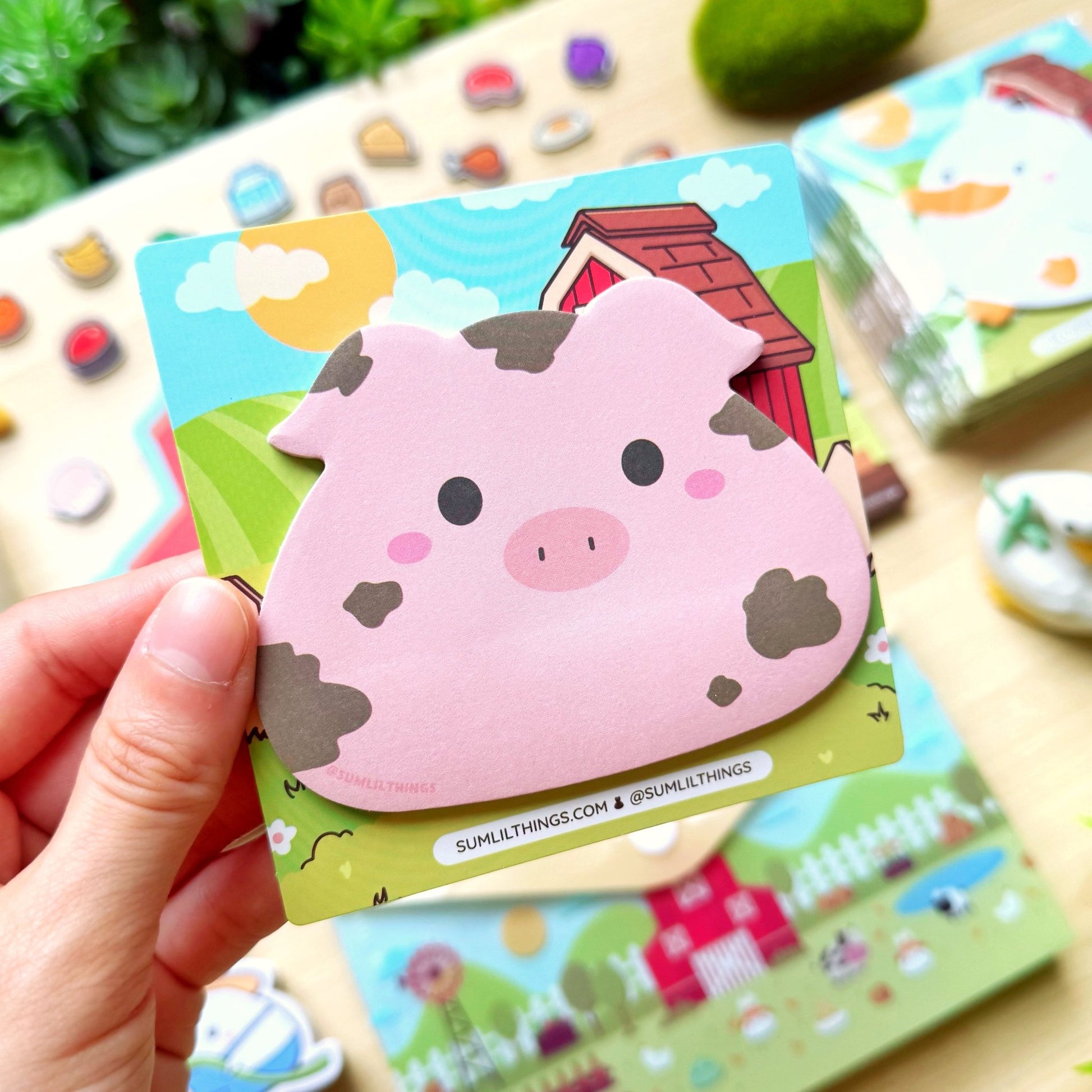 Sticky Note - Lil' Piglet - SumLilThings