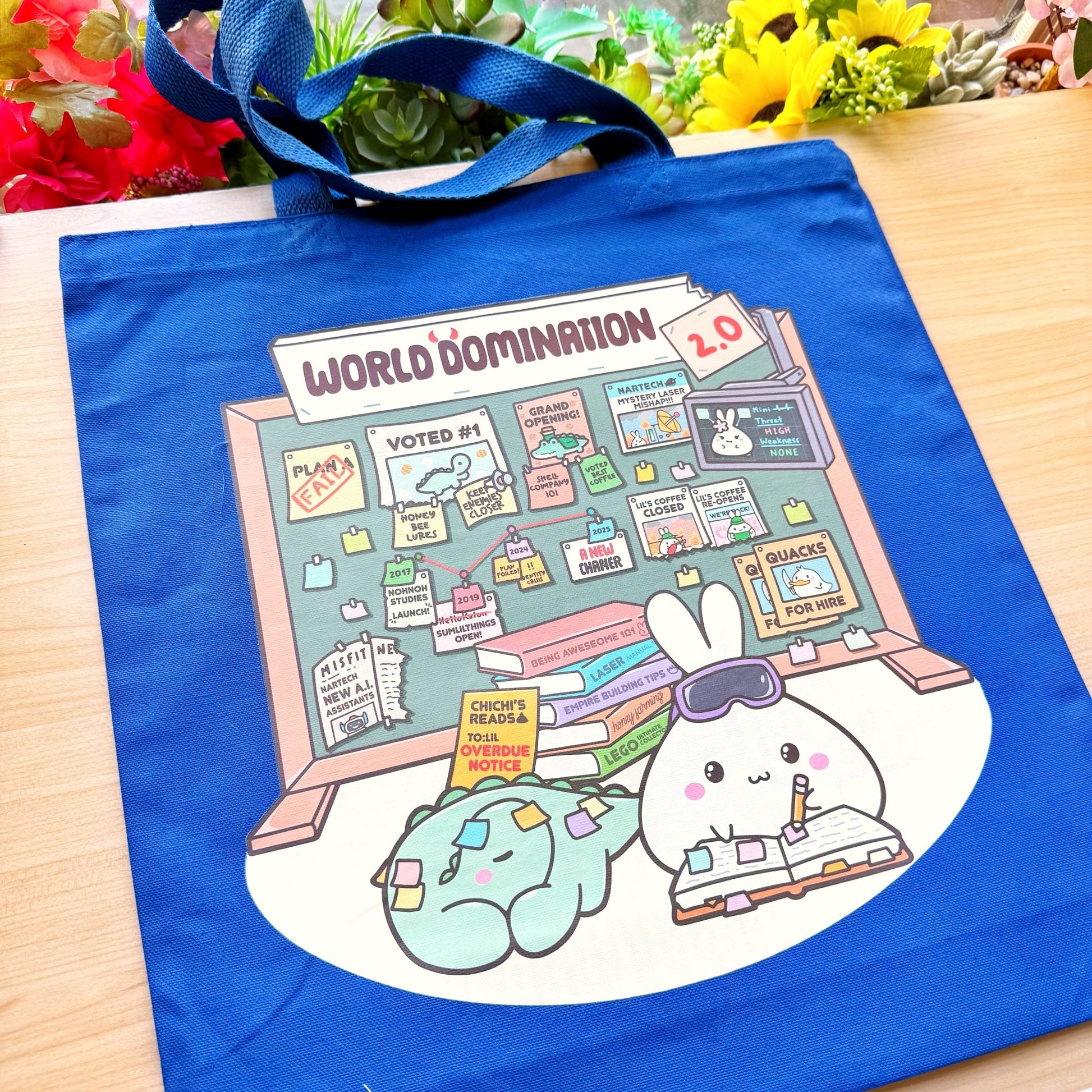 Tote Bag - World Domination 2.0 (3 Colors Available) - SumLilThings