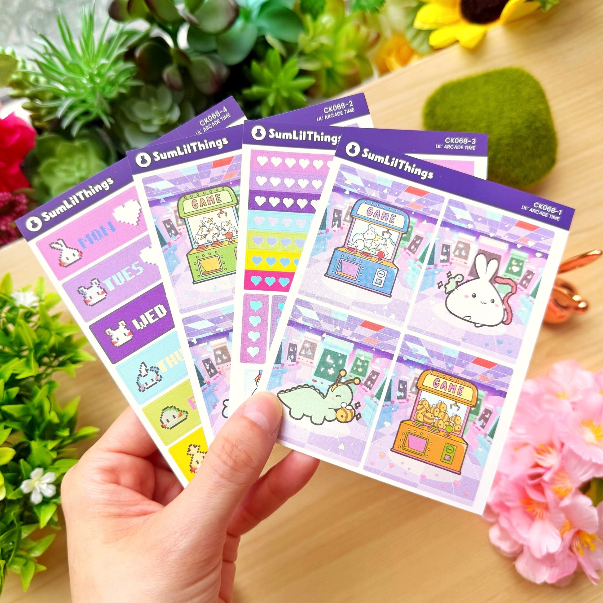 Vertical Kit - Lil' Arcade Time (10 Pages) - Holo Foil - SumLilThings