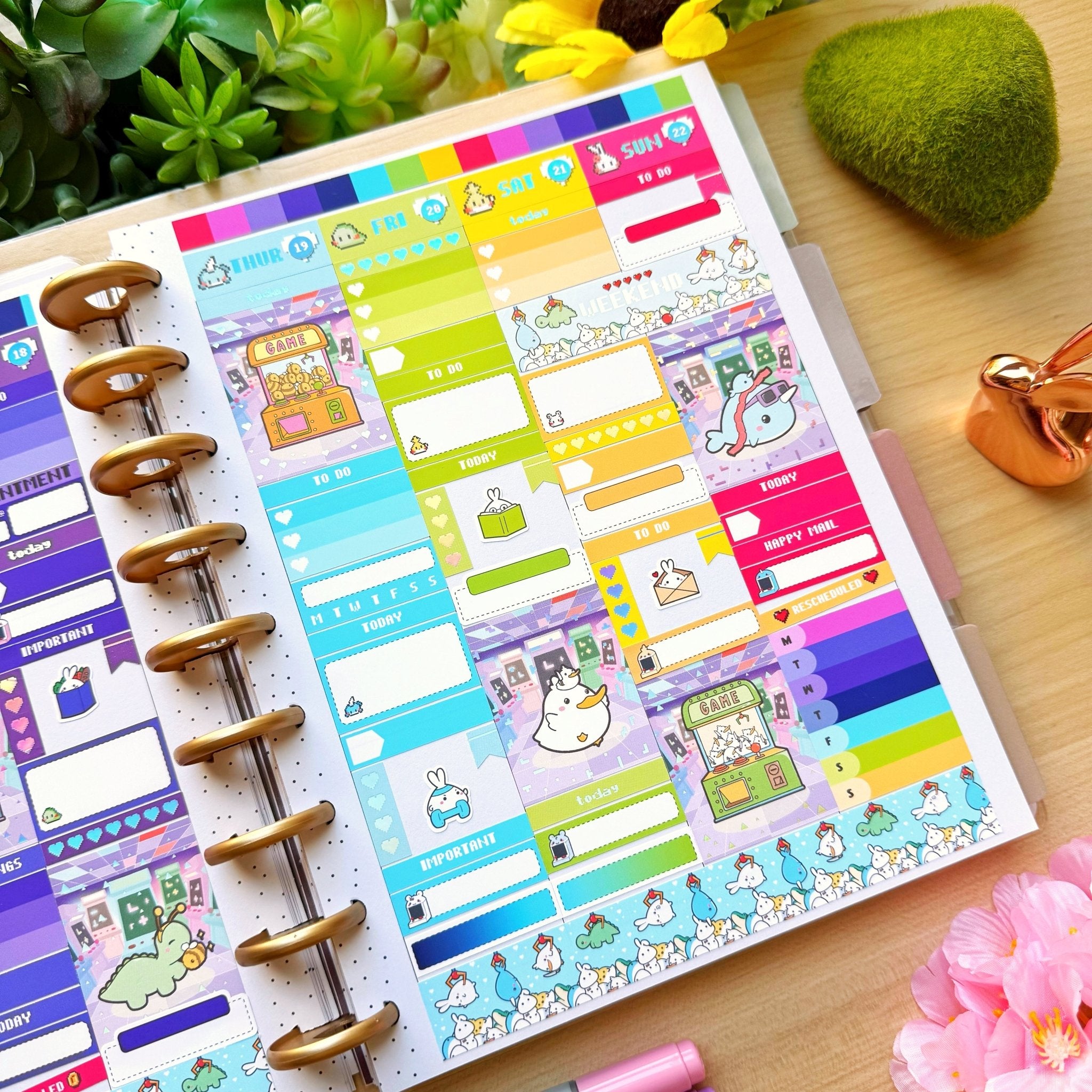 Vertical Kit - Lil' Arcade Time (10 Pages) - Holo Foil - SumLilThings