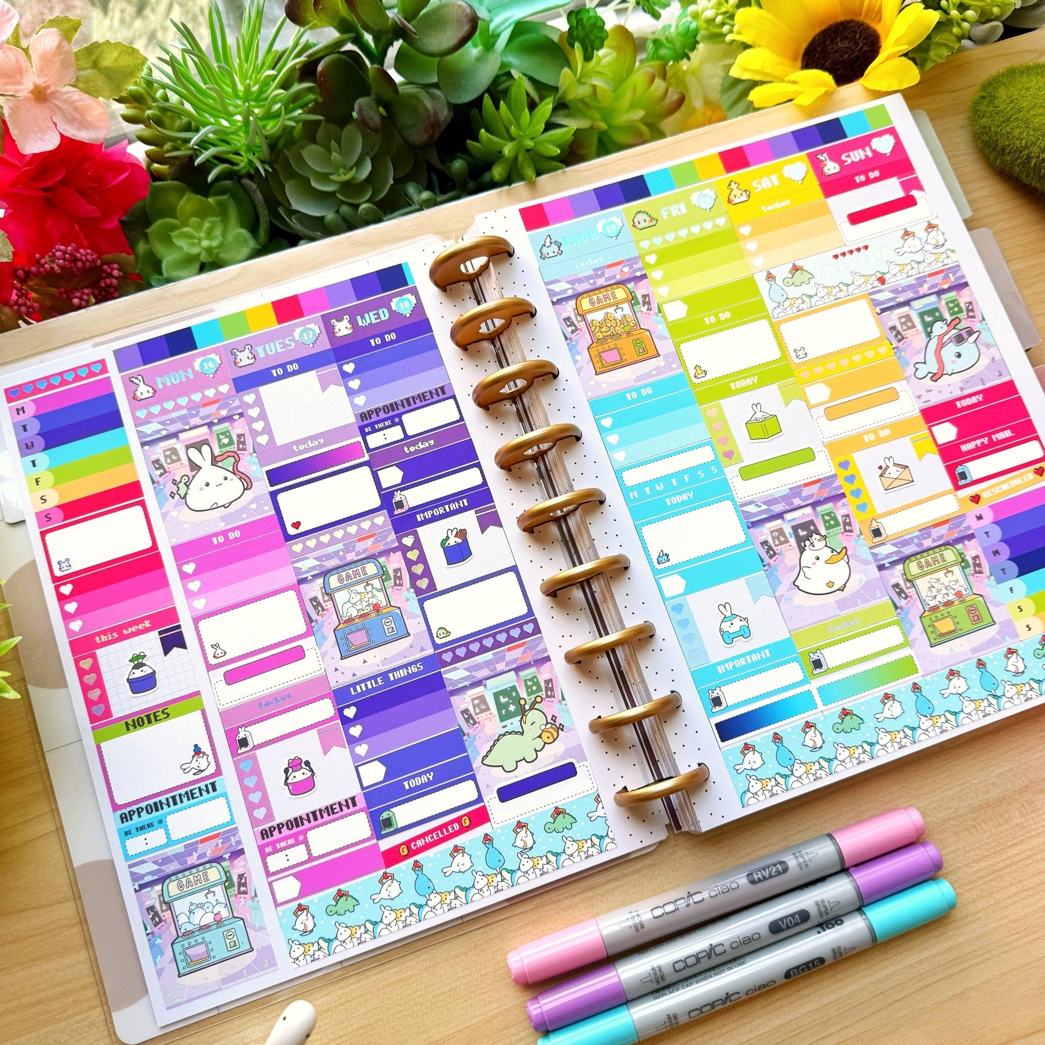 Vertical Kit - Lil' Arcade Time (10 Pages) - Holo Foil - SumLilThings