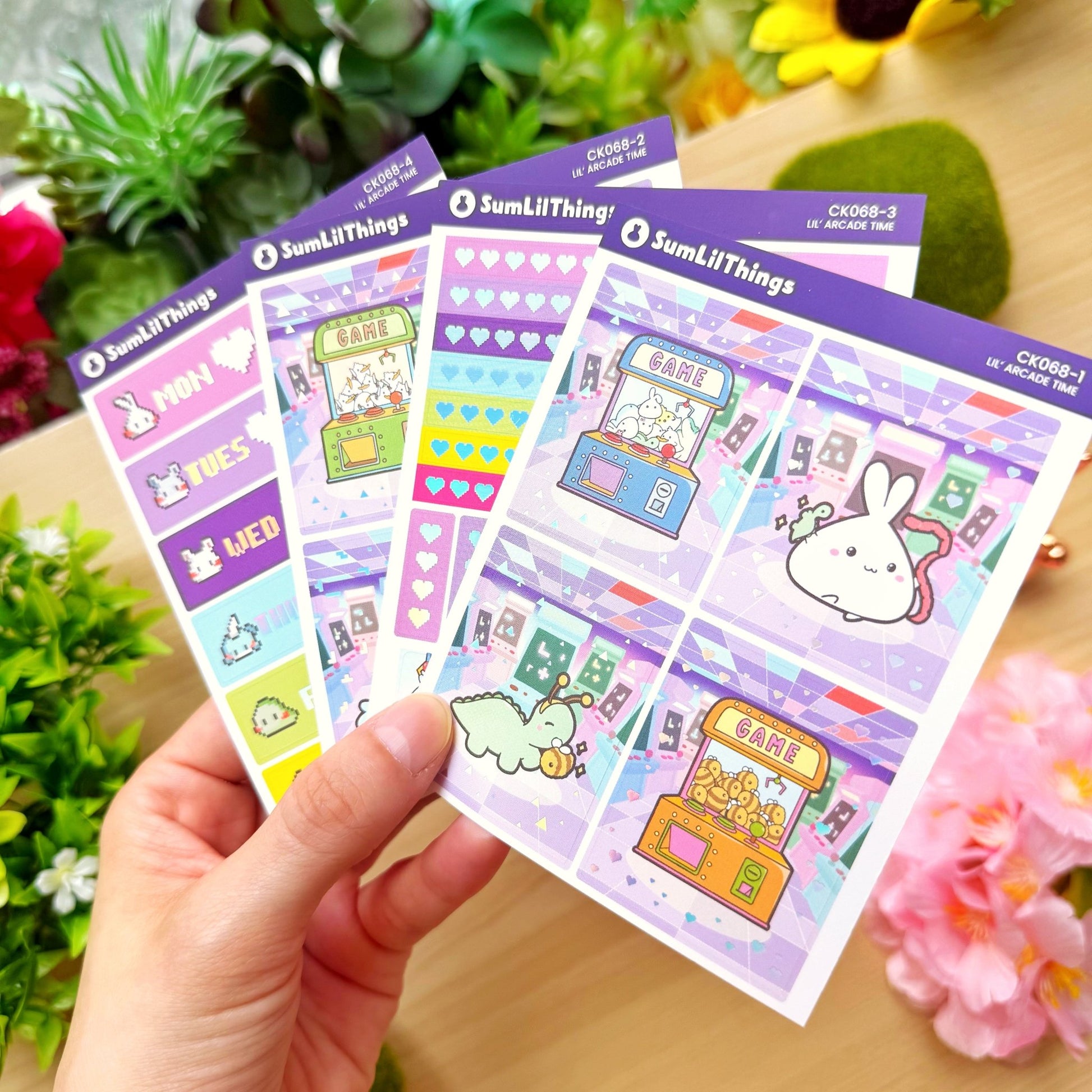 Vertical Kit - Lil' Arcade Time (10 Pages) - Holo Foil - SumLilThings