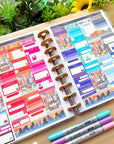 Vertical Kit - Lil' Cyber City (10 Pages) - Holo Gold Foil - SumLilThings