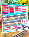 Vertical Kit - Lil' Cyber City (10 Pages) - Holo Gold Foil - SumLilThings
