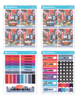 Vertical Kit - Lil' Cyber City (10 Pages) - Holo Gold Foil - SumLilThings