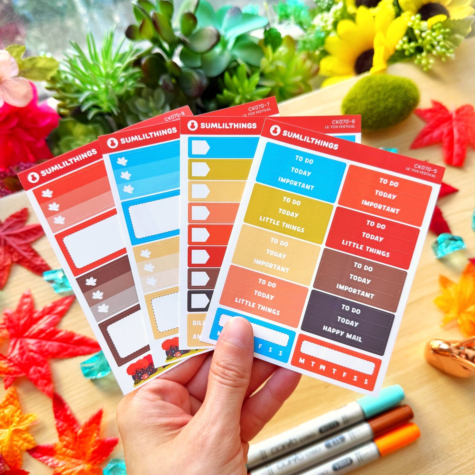 Vertical Kit - Lil' Fox Festival (10 Pages) - Holo Foil - SumLilThings