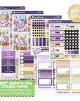 Vertical Kit - Lil' Lavender Sweets (10 Pages) - Holo Gold - SumLilThings