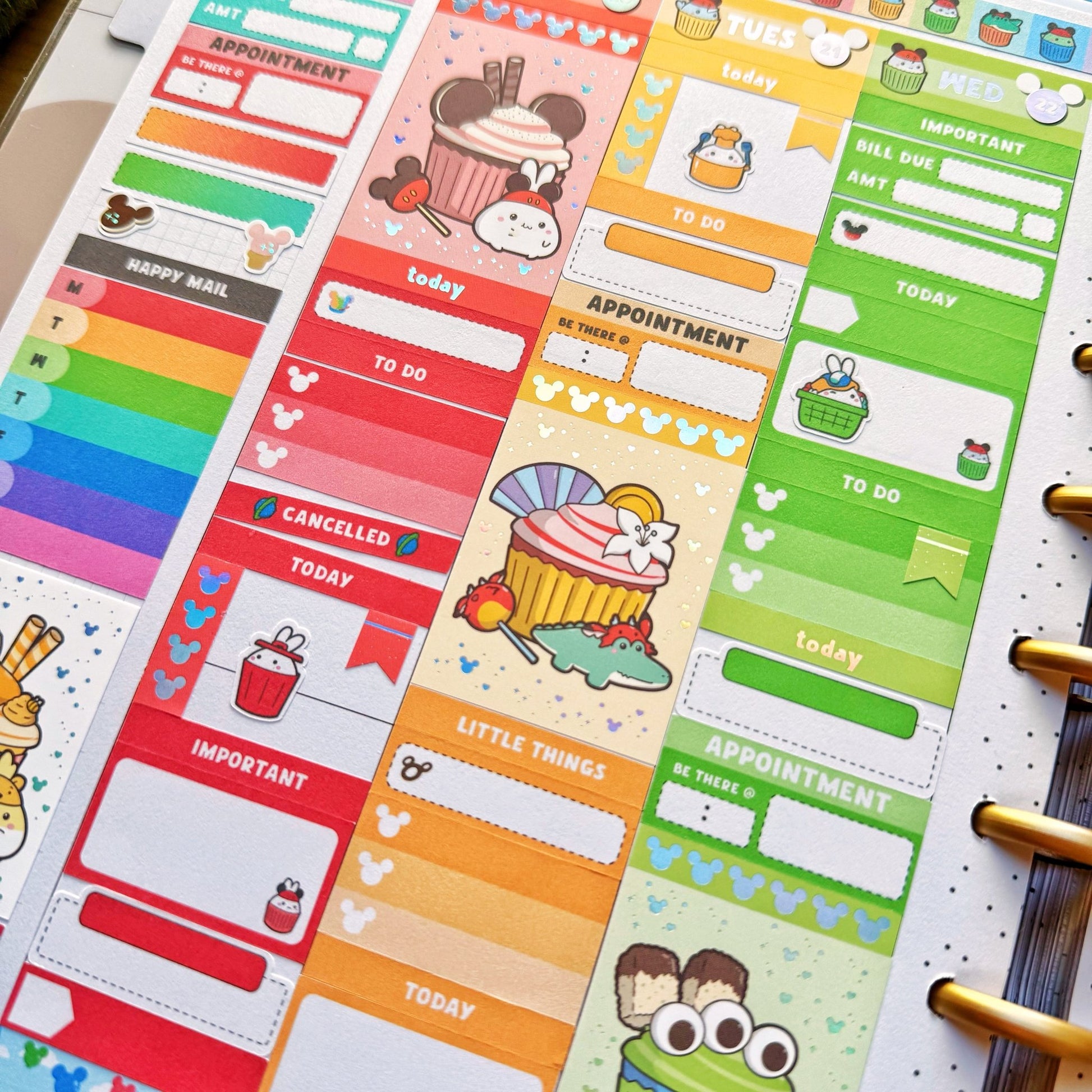 Vertical Kit - Lil' Magical Munchies (10 Pages) - Holographic Foil - SumLilThings