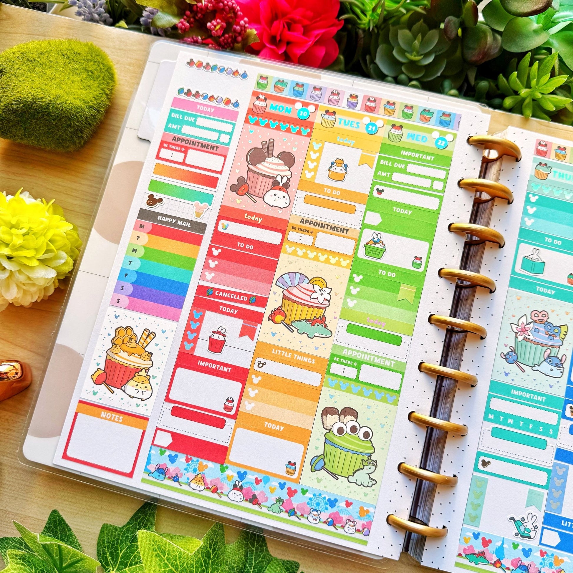 Vertical Kit - Lil' Magical Munchies (10 Pages) - Holographic Foil - SumLilThings