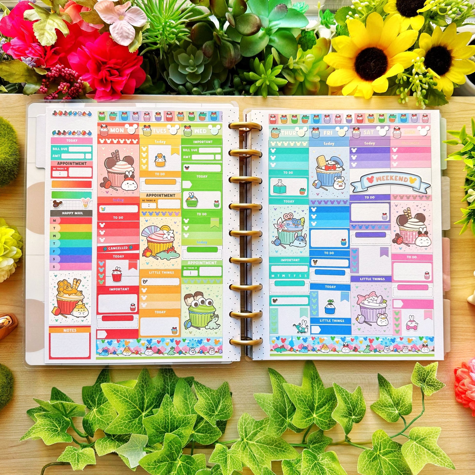 Vertical Kit - Lil' Magical Munchies (10 Pages) - Holographic Foil - SumLilThings