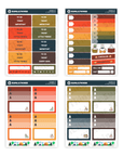 Vertical Kit - Lil' Misfit Camp (10 Pages) - Holo Gold - SumLilThings