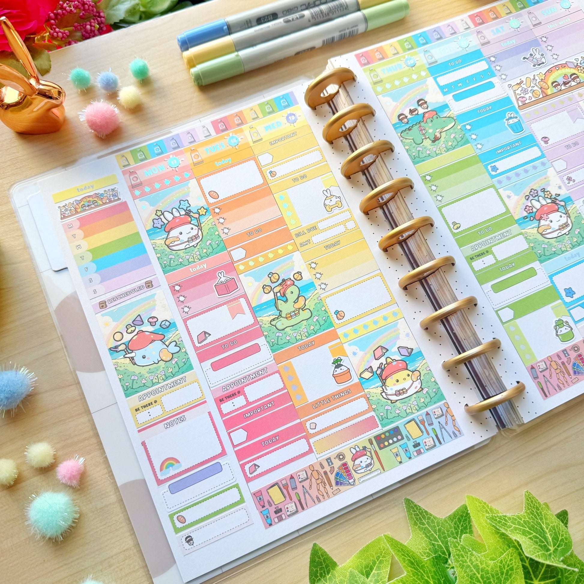 Vertical Kit - Lil' Painted Brigade (10 Pages) - Holo Foil - SumLilThings