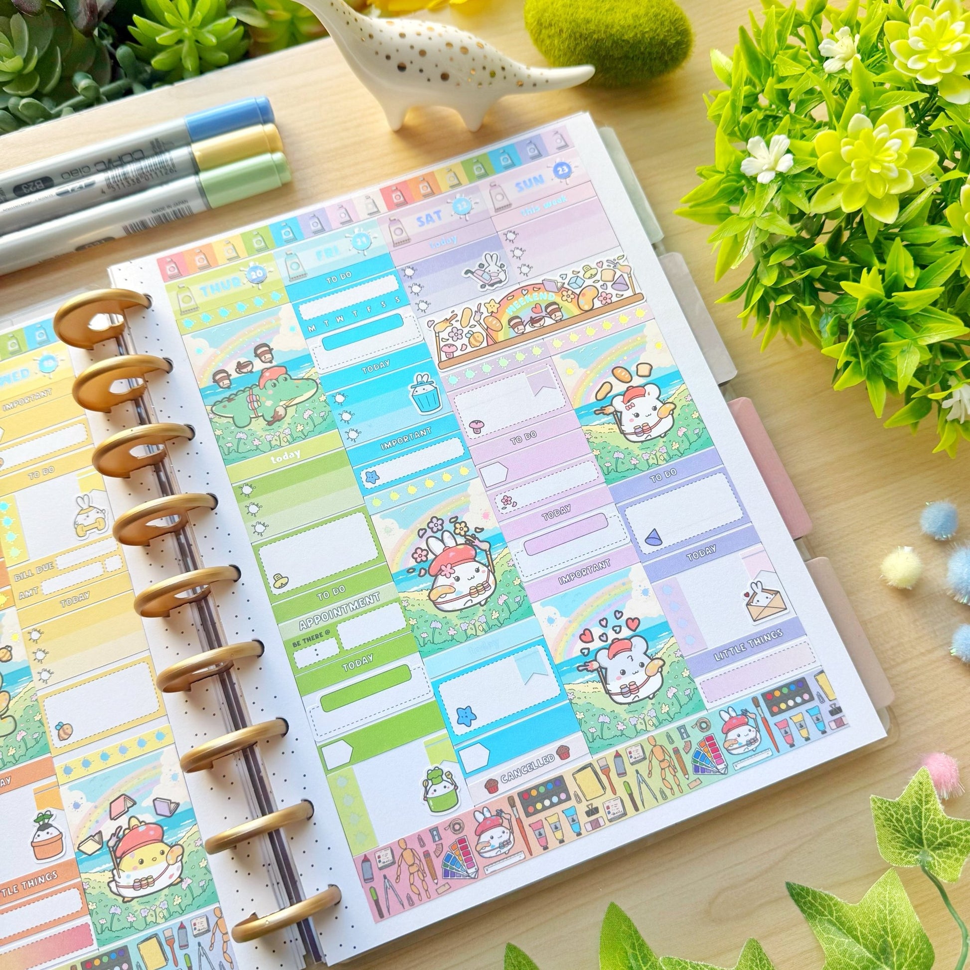 Vertical Kit - Lil' Painted Brigade (10 Pages) - Holo Foil - SumLilThings