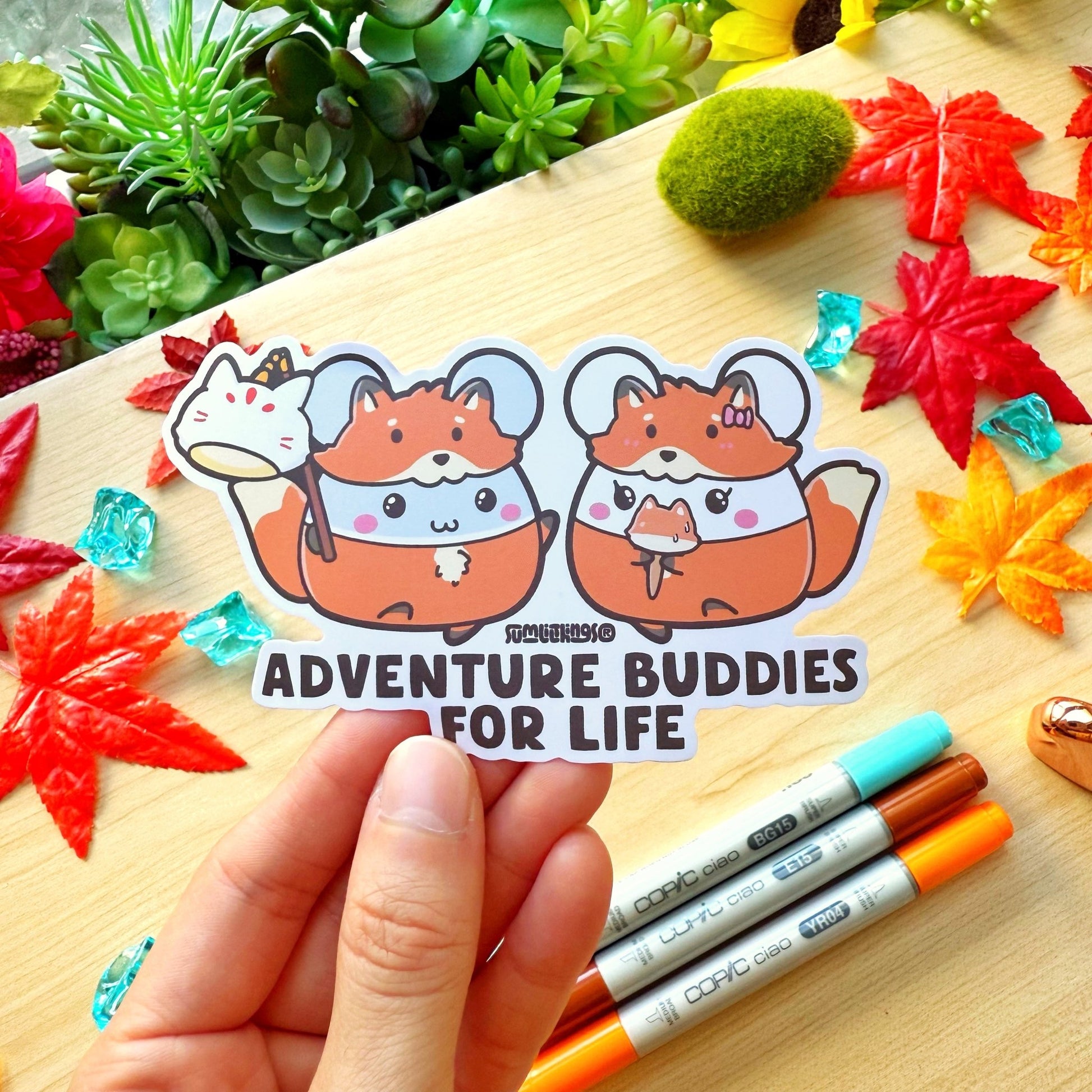 Vinyl Sticker - Adventure Buddies For Life - SumLilThings