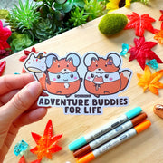 Vinyl Sticker - Adventure Buddies For Life - SumLilThings